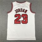 Bull 23 Retro White  Jersey