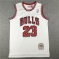 Bull 23 Retro White  Jersey