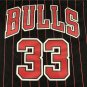 Bull 33 Retro Black and Red  Jersey