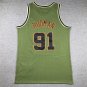 Bull 91 Retro Army Green  Jersey