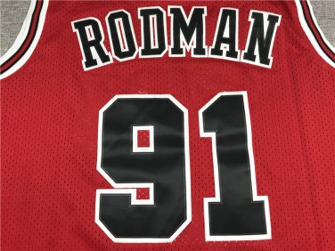 Bull 91 Retro Red  Jersey