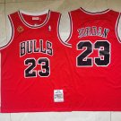 Bulls 23 Championship Red  Jersey