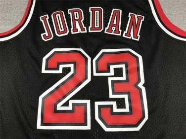 Bulls 23 Final Edition Black  Jersey