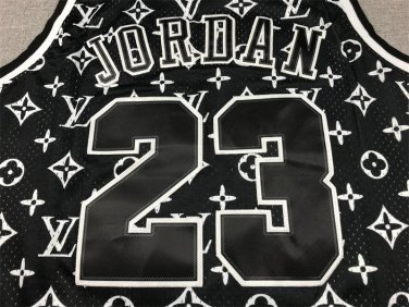 Bulls 23 Joint Black  Jersey
