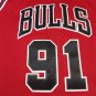 Bulls 91 Final Edition Red  Jersey