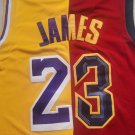 Cavaliers Lakers 23 color blocked  Jersey