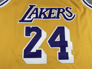 Clover Lakers 24 Retro Yellow  Jersey