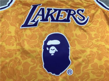 Comfort Monkey Lakers 23 Yellow  Jersey