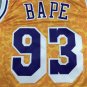 Comfort Monkey Lakers 93 Yellow  Jersey