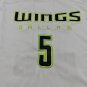 Dallas Wings 5 White  Jersey