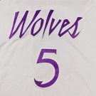 Forest Wolf 5 White Purple Character  Jersey