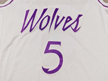 Forest Wolf 5 White Purple Character  Jersey