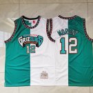 Grizzly 12 green and white color combination  Jersey