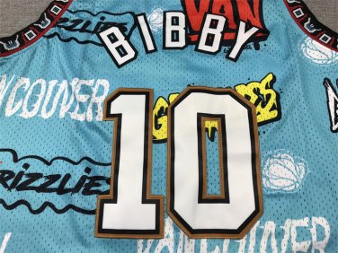 Grizzly Bear 10 Graffiti Blue  Jersey