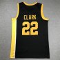 Iowa Hawkeye 22 Black Yellow Edge  Jersey