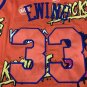 Knicks 33 Graffiti Orange  Jersey