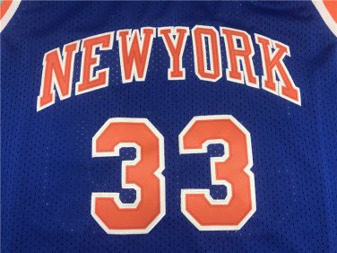 Knicks 33 Retro Blue  Jersey