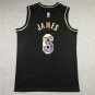 Lakers 6 Diamond Edition Black Gold  Jersey