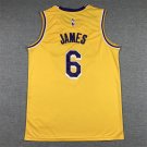 Lakers 6 yellow round neck  Jersey