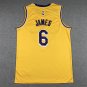 Lakers 6 yellow round neck  Jersey