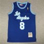 Lakers 8 Retro LOS Blue  Jersey