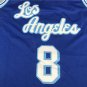 Lakers 8 Retro LOS Blue  Jersey