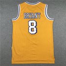 Lakers 8 Retro LOS Yellow  Jersey