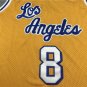 Lakers 8 Retro LOS Yellow  Jersey