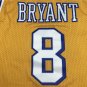 Lakers 8 Retro LOS Yellow  Jersey