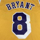 Lakers 8-round neck yellow  Jersey