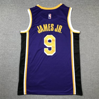 Lakers 9-round neck purple  Jersey