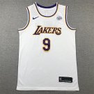 Lakers 9-round neck white  Jersey