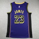 Lakers 23 Announced Edition Purple  Jersey