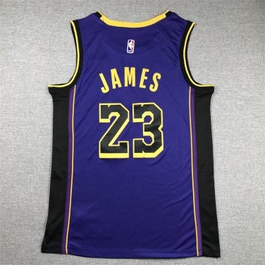 Lakers 23 Announced Edition Purple  Jersey