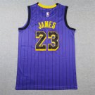 Lakers 23 City Edition Purple  Jersey