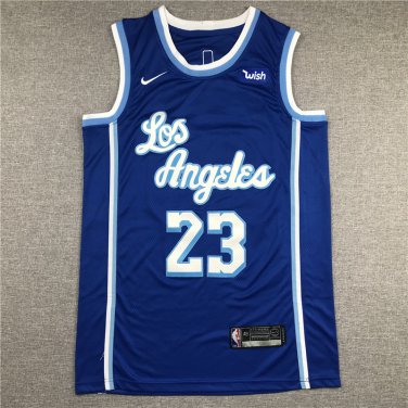Lakers 23 Latin Edition Blue  Jersey