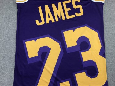Lakers 23 Printed Purple  Jersey
