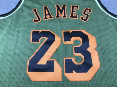 Lakers 23 Retro Army Green  Jersey