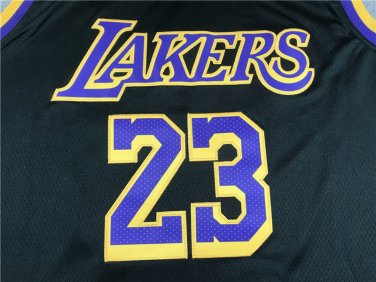 Lakers 23 Reward Edition Black  Jersey