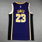 Lakers 23 round neck purple  Jersey