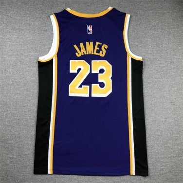 Lakers 23 round neck purple  Jersey