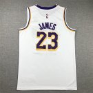 Lakers 23 round neck white  Jersey