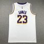 Lakers 23 round neck white  Jersey