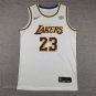 Lakers 23 round neck white  Jersey