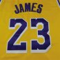 Lakers 23 round neck yellow  Jersey