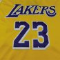 Lakers 23 round neck yellow  Jersey