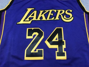 Lakers 24 Announced Edition Purple  Jersey