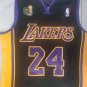 Lakers 24 Championship Edition Black  Jersey