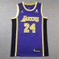 Lakers 24 Commemorative Edition Purple  Jersey