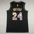 Lakers 24 Diamond Edition Black Gold  Jersey